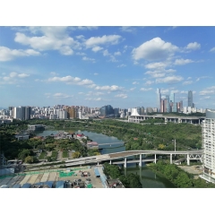 广西华远金属化工有限公司南宁营销公司办公大厦窗外景色